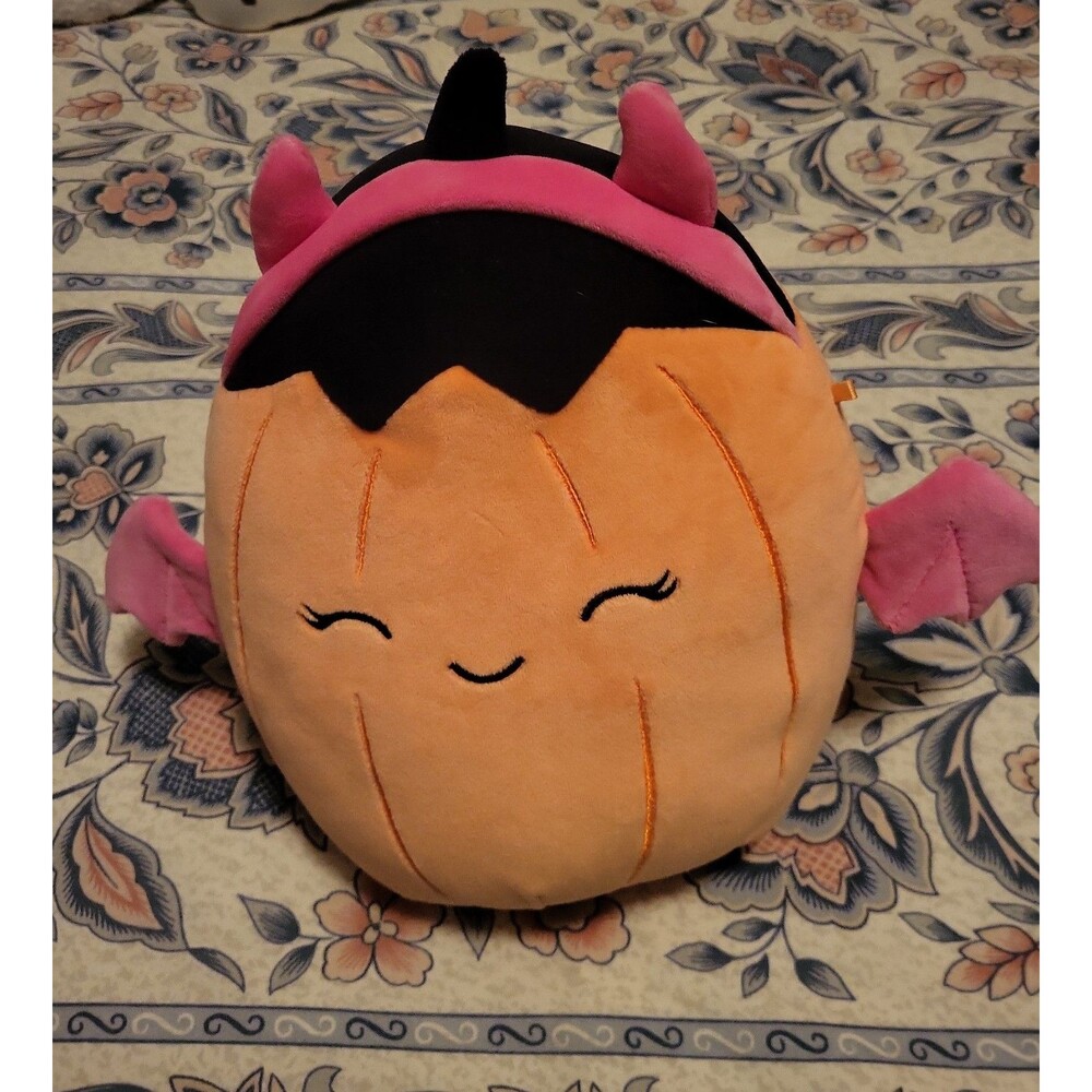 Halloween Pumpkin Bat Plush Stuffed Animal Toy